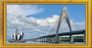 Berburu Foto di Jembatan Sultan Haji Omar Ali Saifuddien